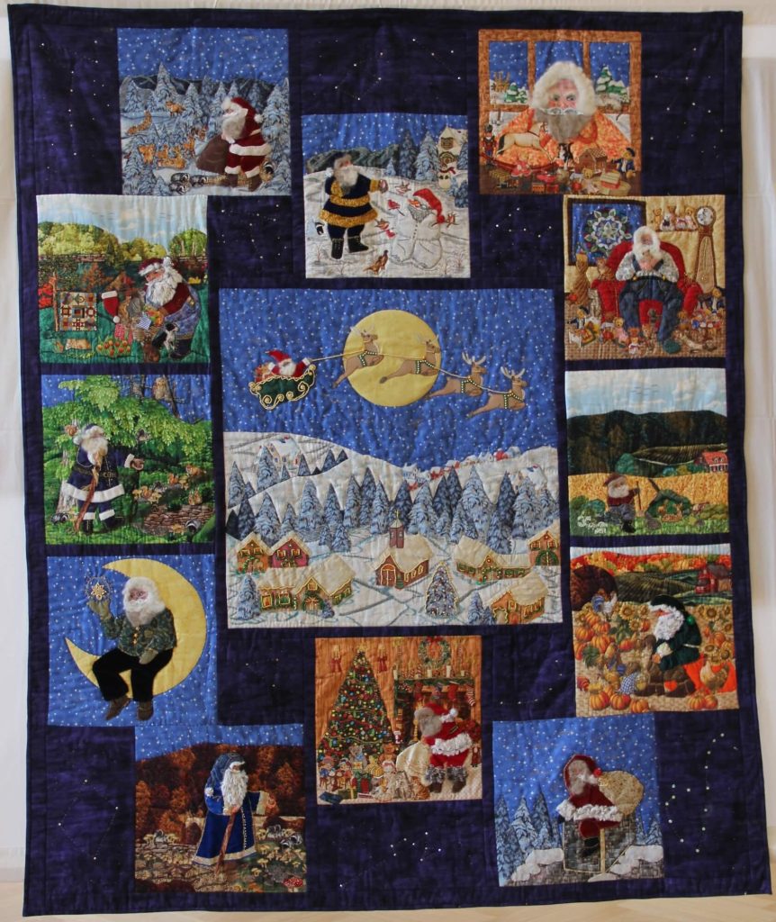 patchwork gilde austria quiltfest Barbara Biondi Santas Life