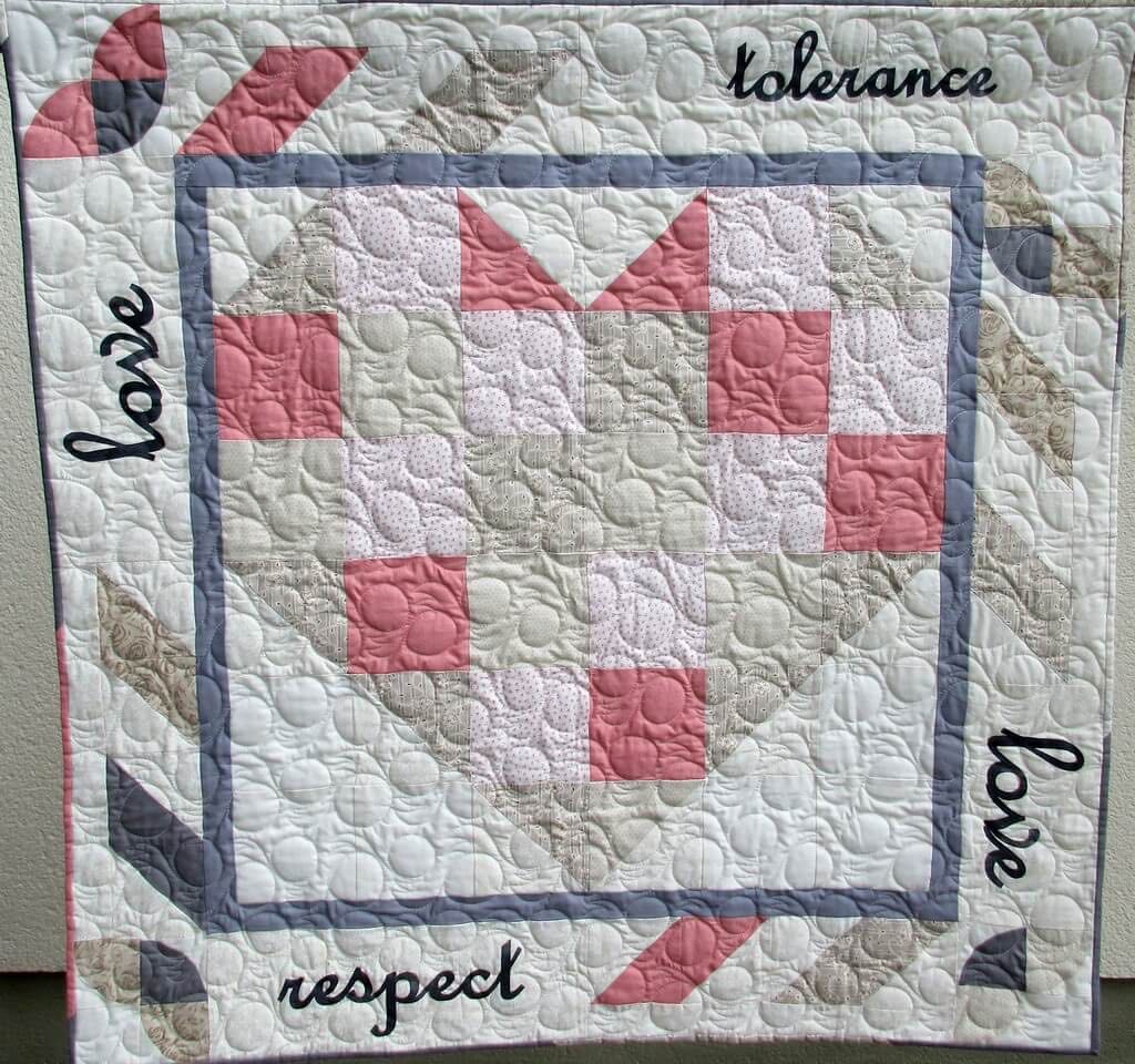 patchwork gilde austria quiltfest Rübsamen Petra Love Respect Tolerance