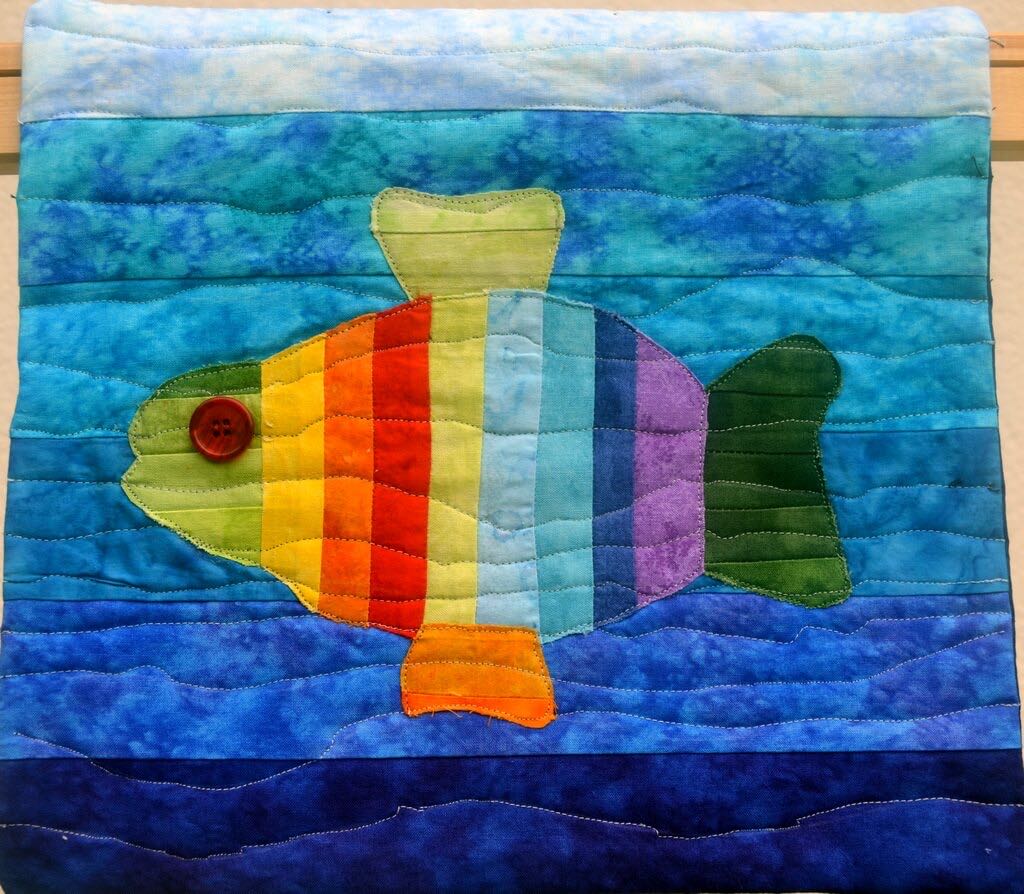 patchwork gilde austria quiltfest Schaller Lukas Der Regenbogenfisch