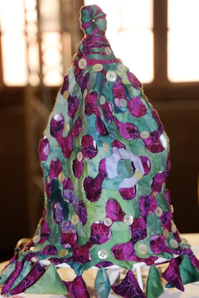 patchworkgilde quiltfest 2021 Adelheid Wieder Orientalische Lampe neu verkleidet