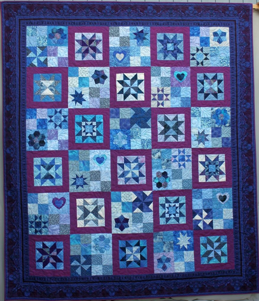 patchwork gilde austria quiltfest Helen Heaney One month at a time