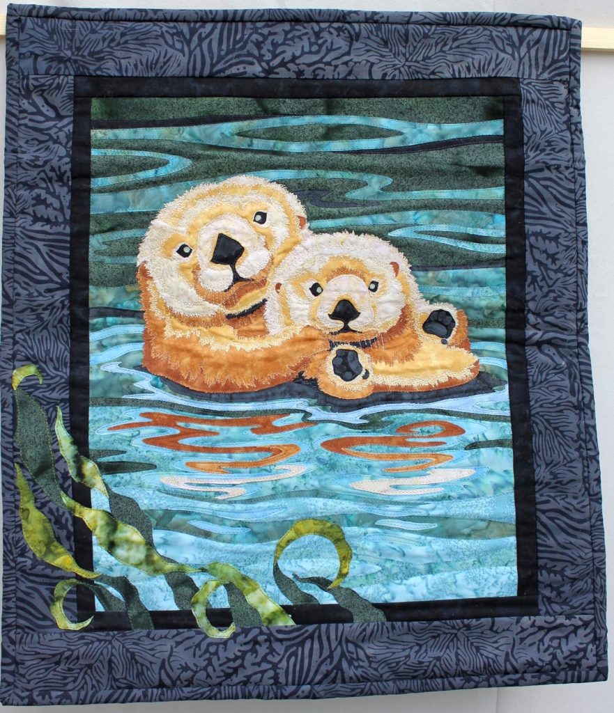 patchwork gilde austria quiltfest Jennifer Gartner Sea Otters