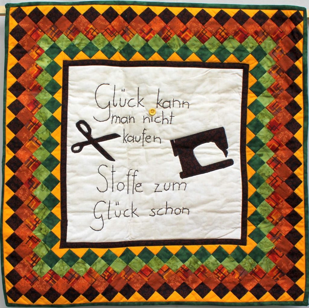 patchwork gilde austria quiltfest Lydia Krenn Anleitung zum Glücklichsein