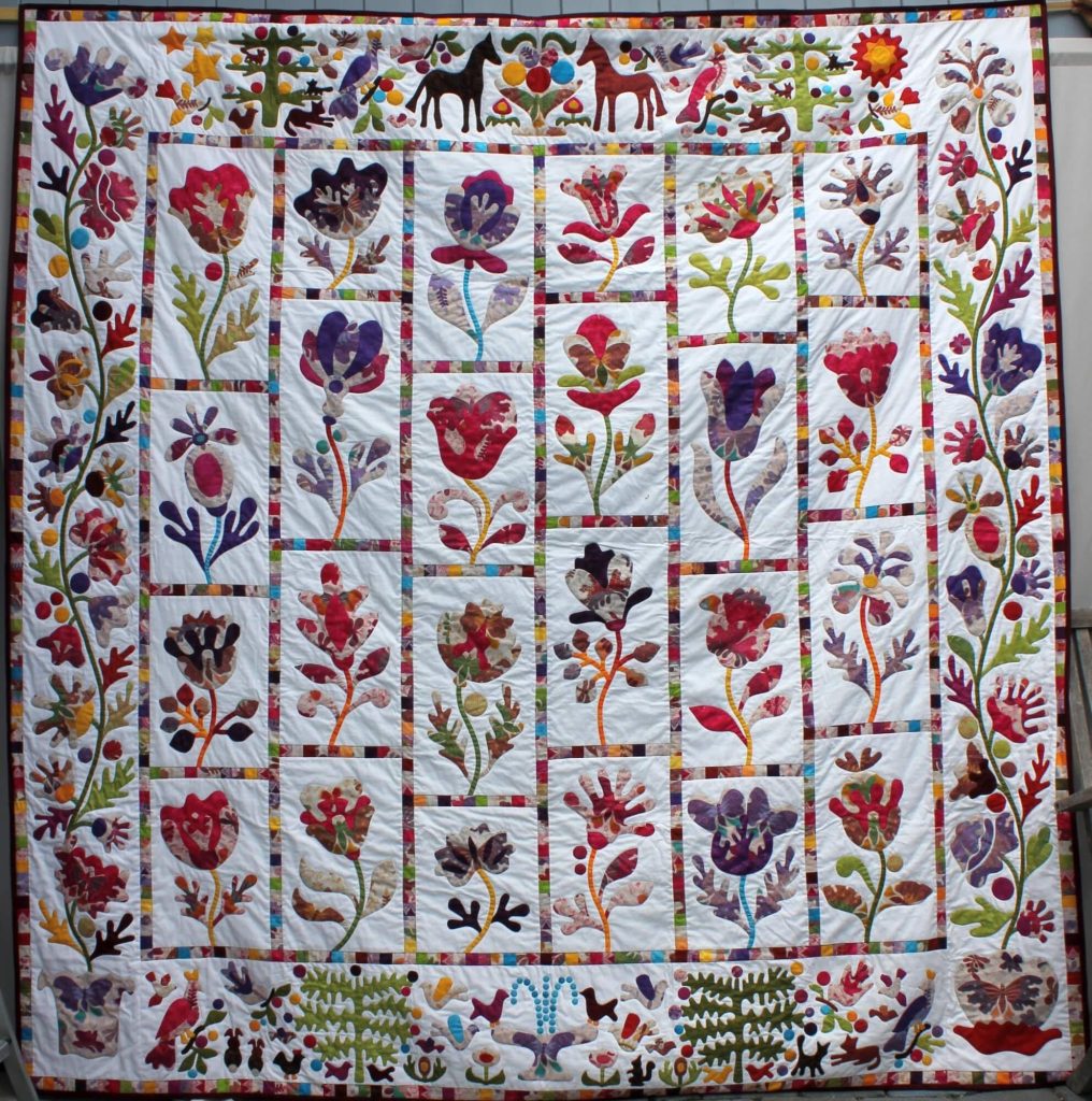 patchwork gilde austria quiltfest Marianne Aschenbrenner The Flowergarden Erinnerungen an Bali