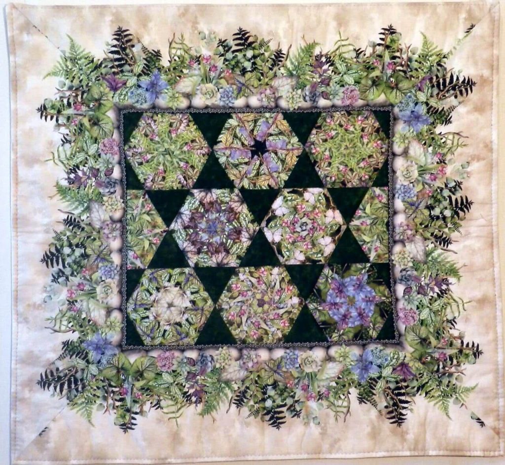 patchwork gilde austria quiltfest Monika Oettl Kaleidoskop im Gruenen