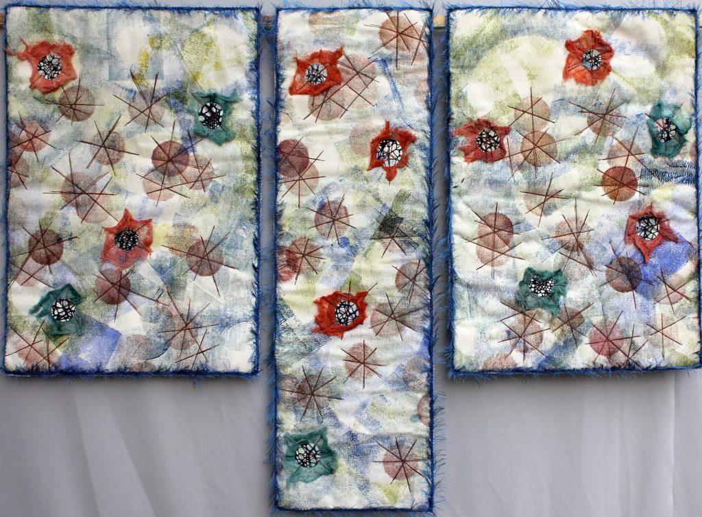 patchwork gilde austria quiltfest Roswitha Schmit Flowers