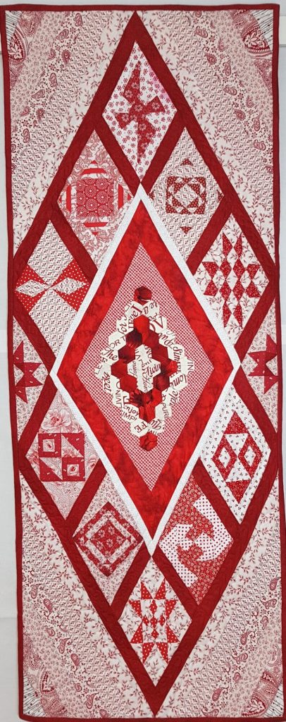 patchwork gilde austria quiltfest Skala Elisabeth rot weiß rot