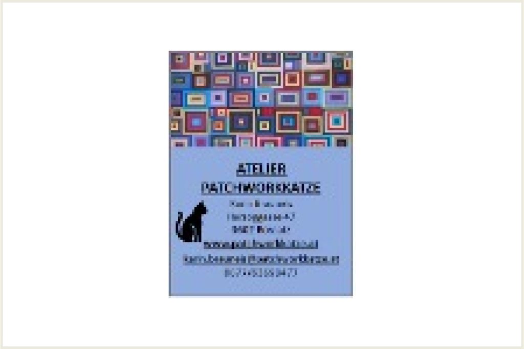 patchworkgilde haendler logos atelier patchworkkatze